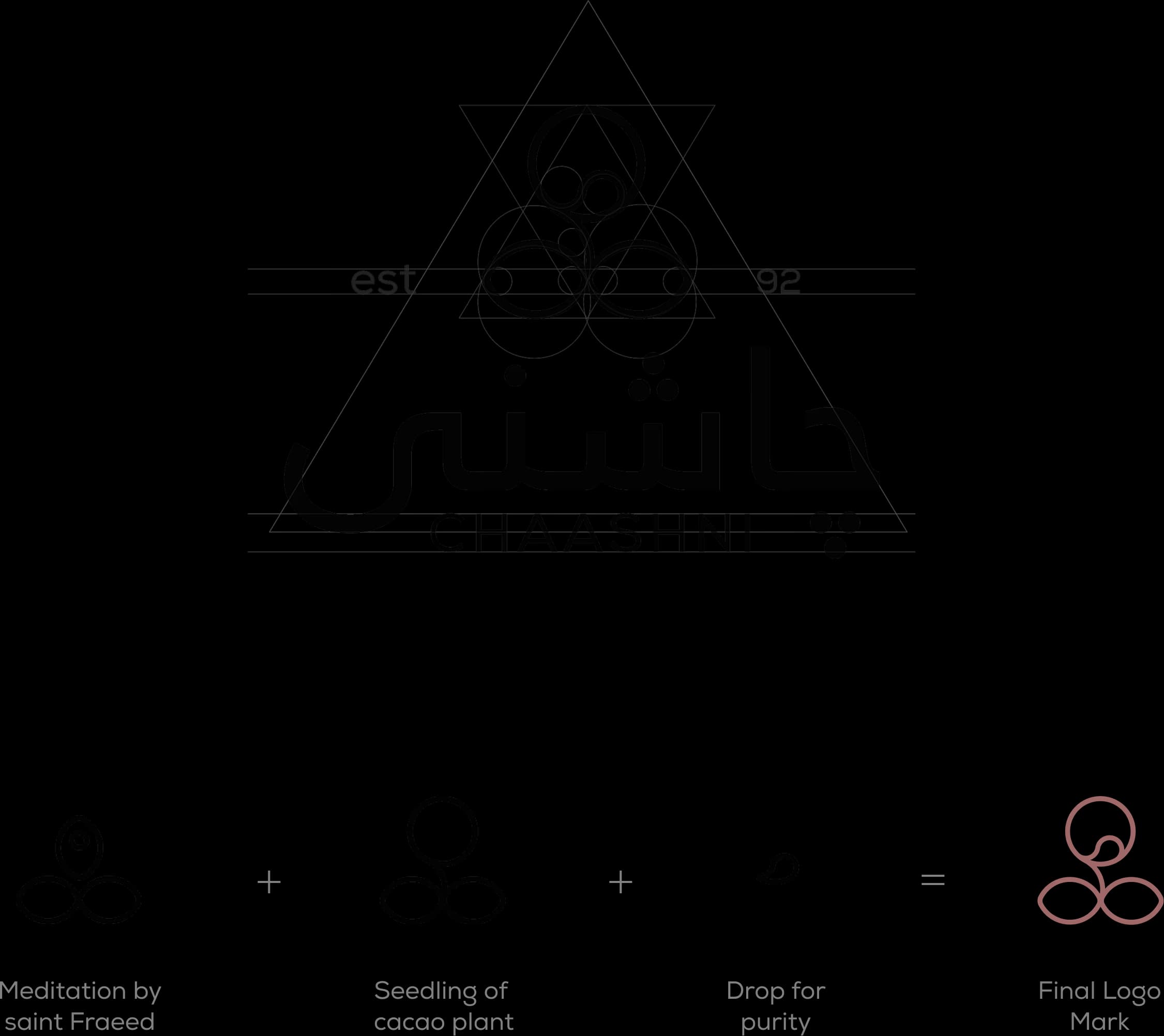 Chaashni logo and visual identity details